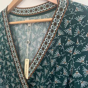 NWT Max Studio Printed 3/4 Sleeve Jersey Dress